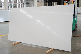 Pure White Quartz Stone Slabs For Promotion Quartz Slabs