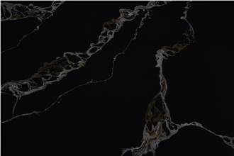 Quartz Black Calacatta For Indoor Design Quartz Slabs