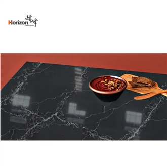 Quartz Black Calacatta For Indoor Design Quartz Slabs