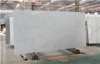 White Quartz Carrara Big Slabs Quartz Slabs