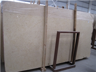 Galala Beige Marble Slabs Polished For Interior Design