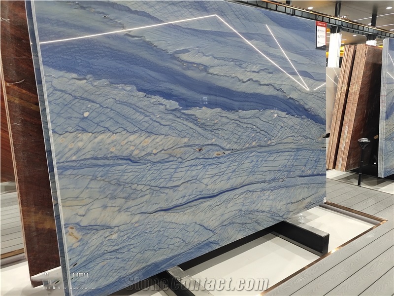 Luxury Azul Macaubas Countertop Slabs