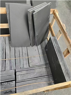 China Shanxi Black Slate Slab Tiles