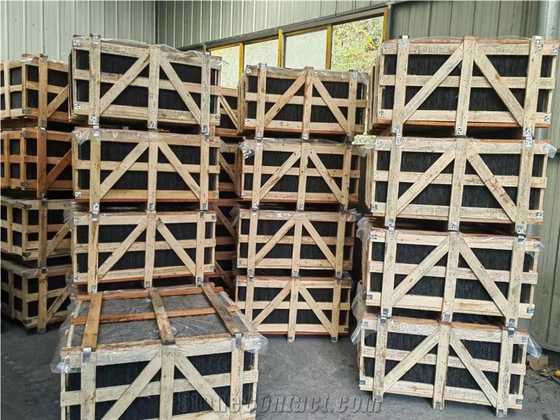 China Shanxi Black Slate Slab Tiles