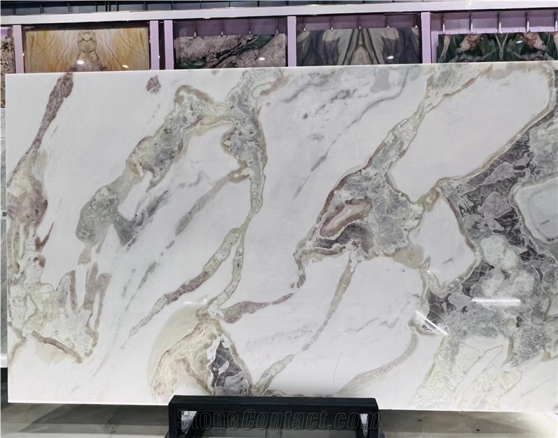 Fendi White Marble Slab Tiles