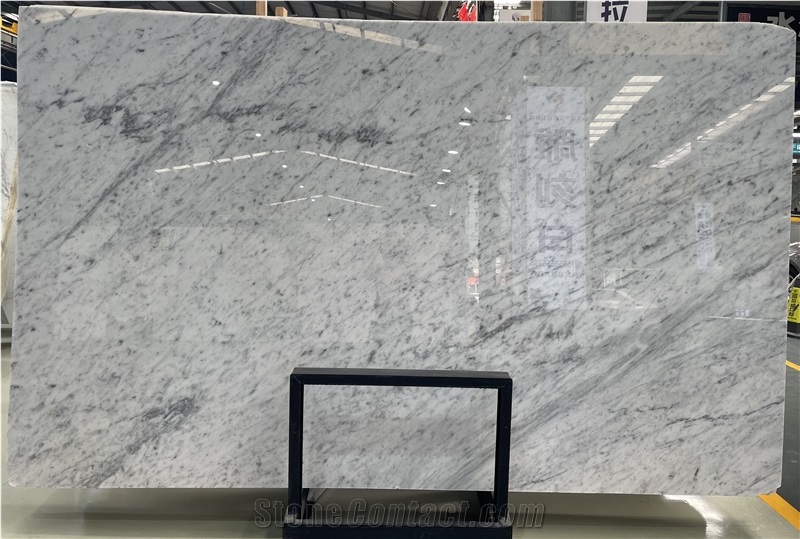 Italy Carrara White Marble Slab Tiles