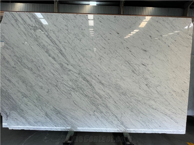 Italy Carrara White Marble Slab Tiles