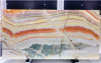 Iran Karaj Rainbow Onyx Rainbow Persian Onyx Tiles