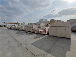 Turkey Beige Moca Limestone Blocks