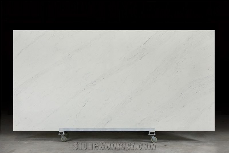 Calacatta Artificial Engineered Quartz Tiles Slabs