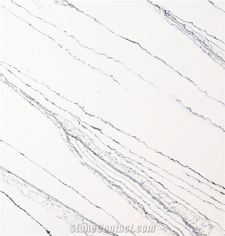 Calacatta Artificial Stone Slabs Series Ash Quartz Hot Sale