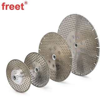 230Mm Electroplated Marble Saw Blade With M14 Flange
