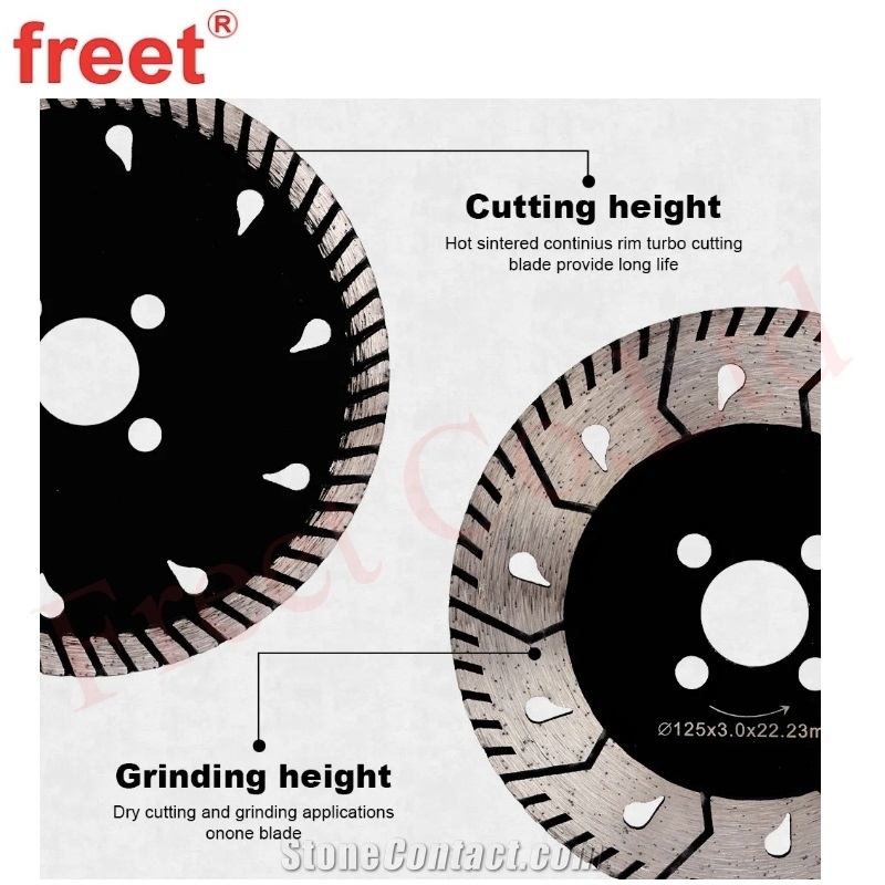 D75mm-150Mm Diamond Turbo Saw Blade For Porcelain Tile