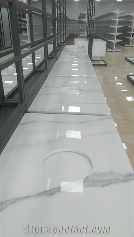 LUXURY Quartz Counter Top Kitchen Artificial Stone All Color