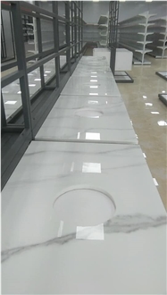 LUXURY Quartz Counter Top Kitchen Artificial Stone All Color