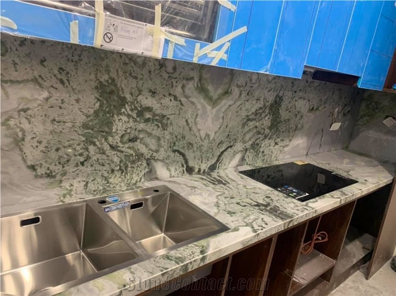 LUXURY Quartz Counter Top Kitchen Artificial Stone All Color