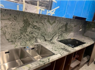 LUXURY Quartz Counter Top Kitchen Artificial Stone All Color