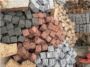 Granite Cubic Stone Paving Stone