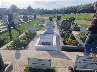Vietnam White Marble Headstone Good Quality For The Lost Ones