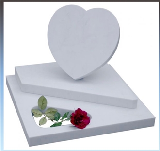 Vietnam White Marble Headstone Good Quality For The Lost Ones