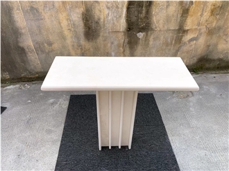 Marble Thassos Side Coffee Table For Home Decoration