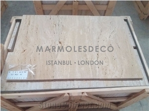 Light Travertine Slabs