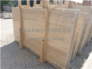 Light Travertine Slabs