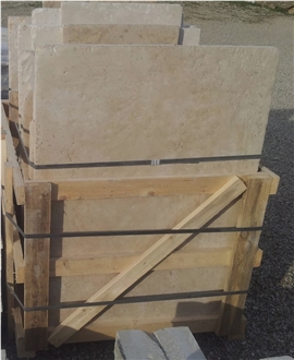 Authentic Limestone Antiquated Versailles Pattern Tiles Thick. 3Cm