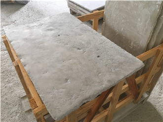 Authentic Limestone Antiquated Versailles Pattern Tiles Thick. 3Cm