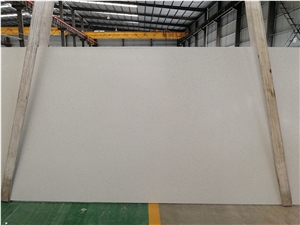 Artificial Marble Silver White Diamond Stone Slab