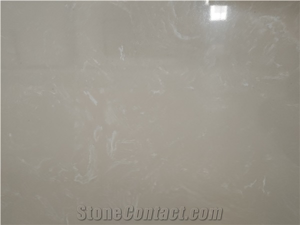 Fatiya Artificial Marble Anna Beige Quartz Interior Decoration Slab