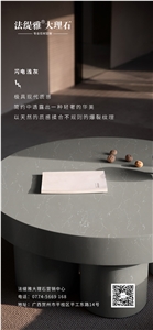 Fatiya Artificial Marble Flash Grey Interior Decoration