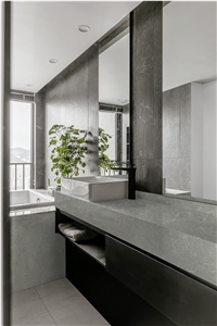 Fatiya Artificial Marble Grey  Interior Decoration  Slab