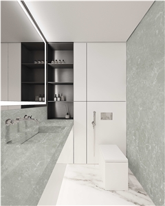 Fatiya Artificial Marble Grey  Interior Decoration  Slab