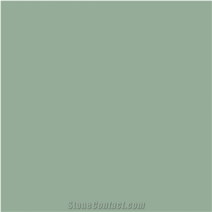 Fatiya Artificial Marble Pure Green Wall Decoration Slab
