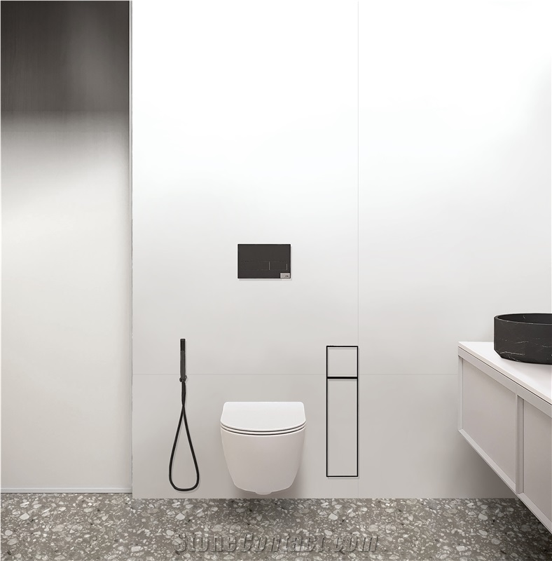 Fatiya Artificial Marble Pure Series Super White Slab