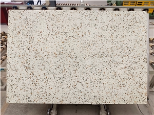 Fatiya Artificial Terrazzo Beige Bathroom Wall Tile Slab