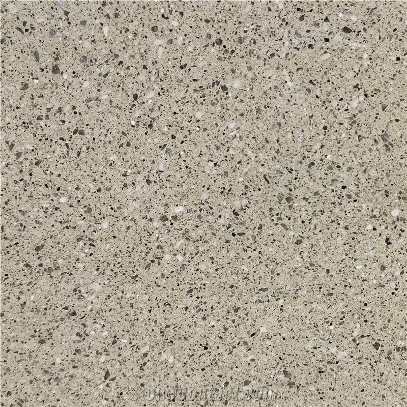 Fatiya Artificial Terrazzo Beige Floor Tile Slab Outdoor Use
