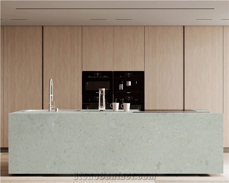 Fatiya  Phantom Grey Interior Decoration Artificial Marble