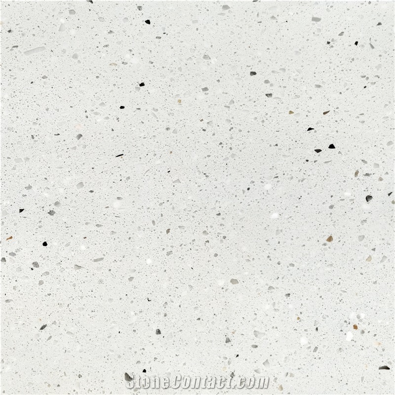 Fatiya Terrazzo Raider White Floor  Tile Wall Installation