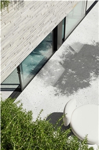 Fatiya Terrazzo Raider White Floor  Tile Wall Installation