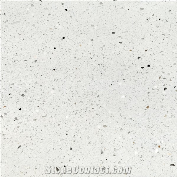 Fatiya Terrazzo Raider White Floor  Tile Wall Installation