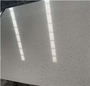 Fatiya Terrazzo Slab Ivory White Floor Tile Wall Decoration