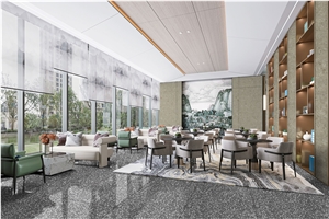 Fatiya Terrazzo Slab Sesame Grey Floor Tile