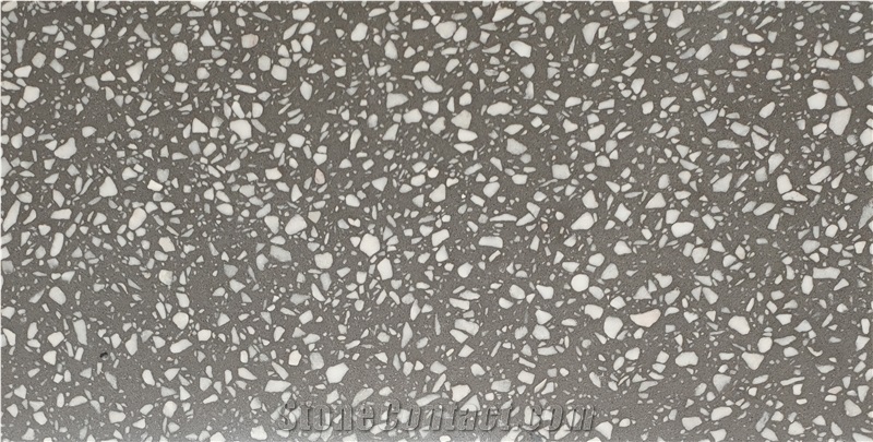 Fatiya Terrazzo Slab Starry Grey Floor Tile Wall Decoration