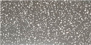 Fatiya Terrazzo Slab Starry Grey Floor Tile Wall Decoration
