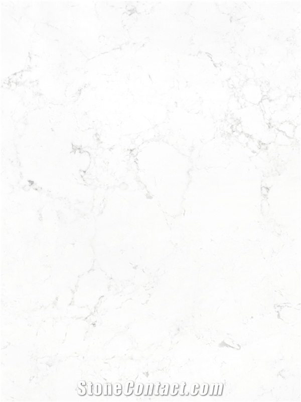 Fatiya White Artificial Marble Wall Decoration Slab