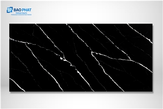 100% Vietnam Made Black Calacatta Quartz Slabs