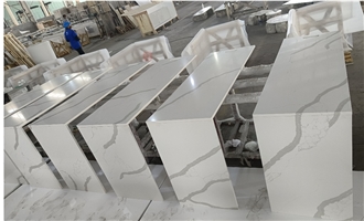 Calacatta White Kitchen Island Tops Waterfall