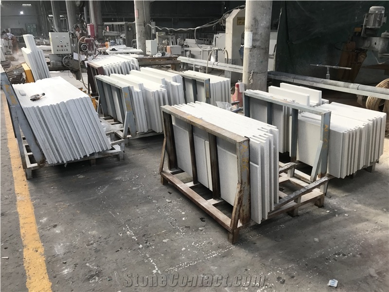 Grain White Quartz Kitchen Countertops For Projects
